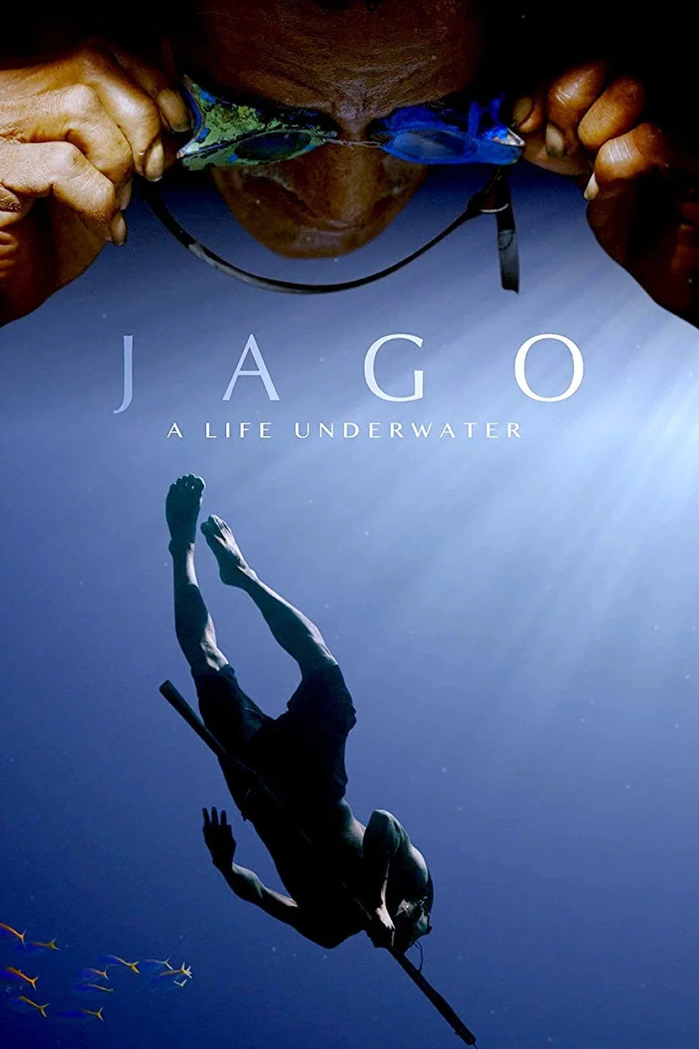 Jago: A Life Underwater film poster, feature documentary shot by underwater director of photography Mark Sharman