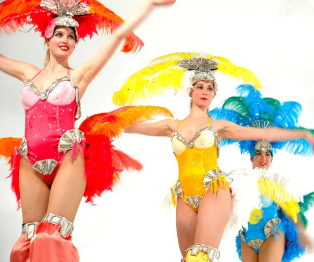 Electric Showgirls, stilt performance 2, Divine Company.jpg