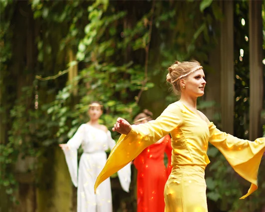 Arcadians in colour, stilt performance 3, Divine Company.jpg
