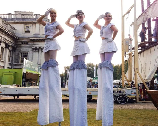 Hello Sailorettes, stilt performance 4, Divine Company.jpg