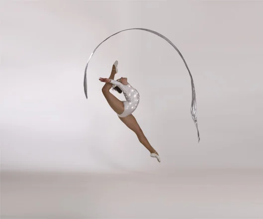 Electric Rhythmic, ribbon performance, Divine Company.jpg