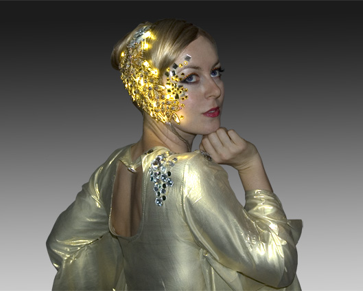 costume, gold light head dress, Divine Company.jpg