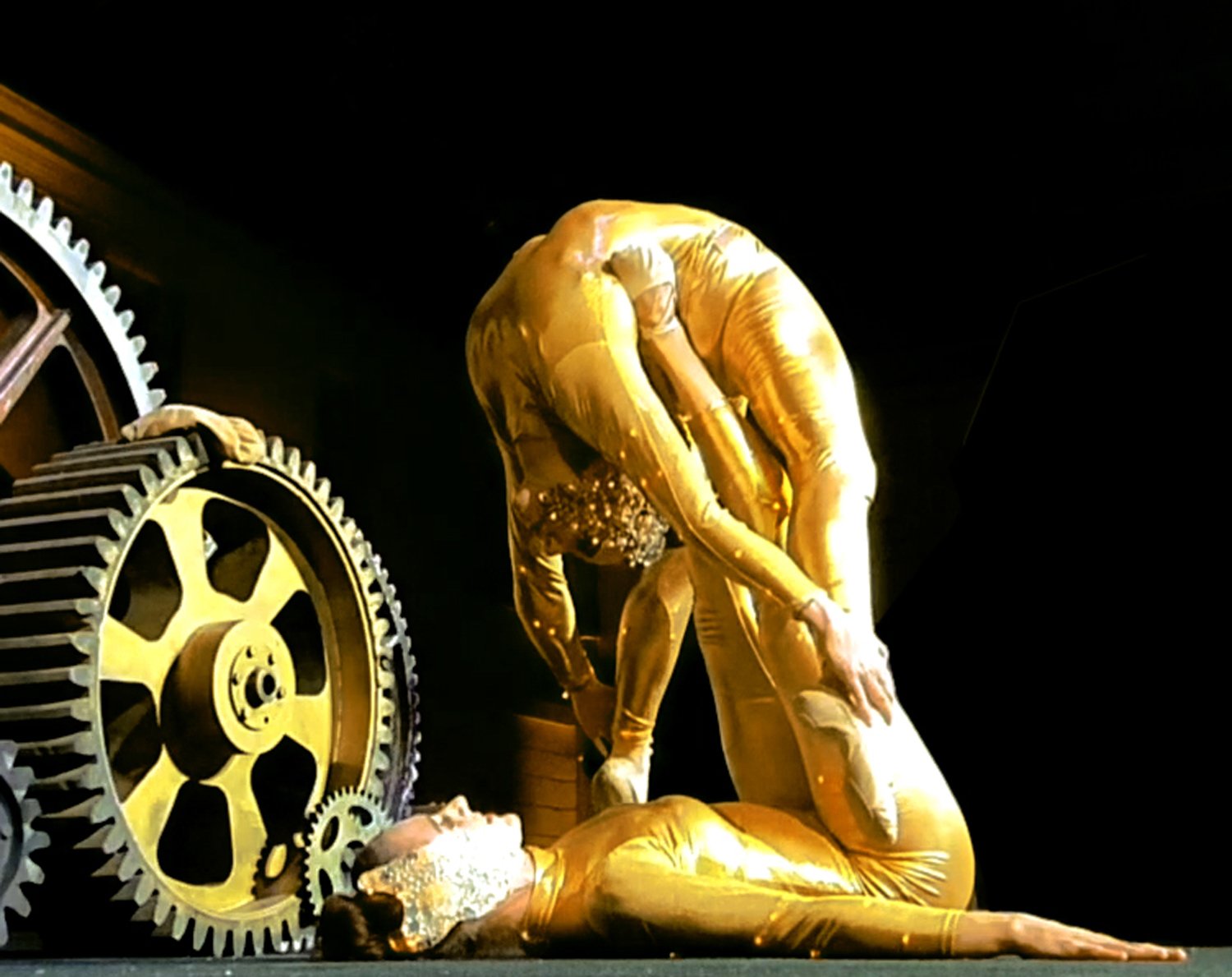 Gold, live contortion and acro duo 3,  Divine Company.jpg