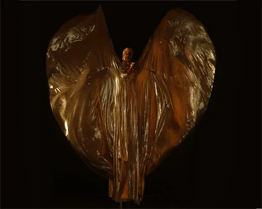 Optioscopes in gold, stilt performance 4, Divine Company.jpg