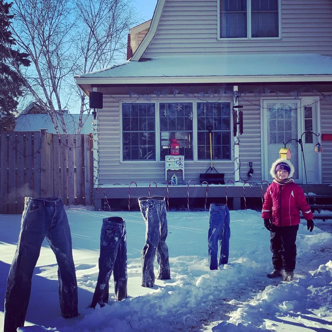 Frigid Temps. Frozen Jeans. Fortunate Chaos.