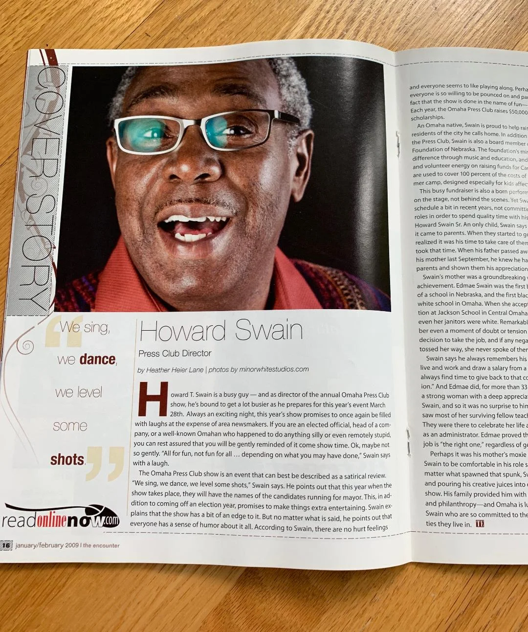 Howard Swain (article)