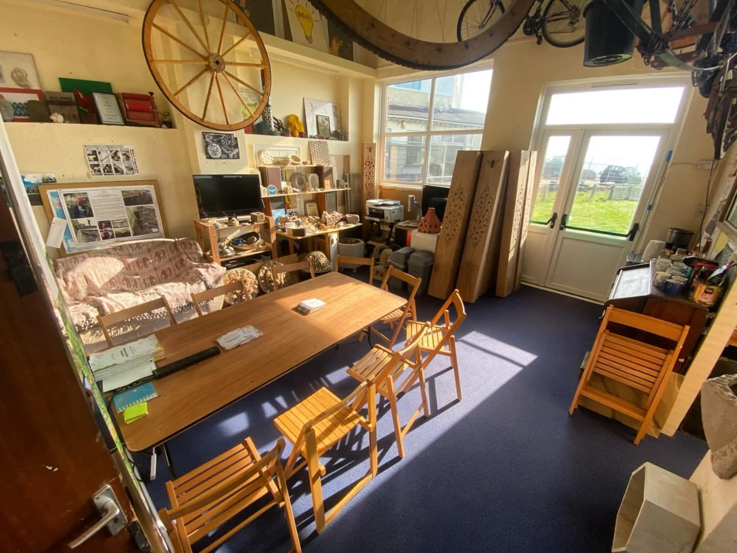 Hosting University of Southampton researchers at our studio (The Works) today. Lovely day for it ☀️