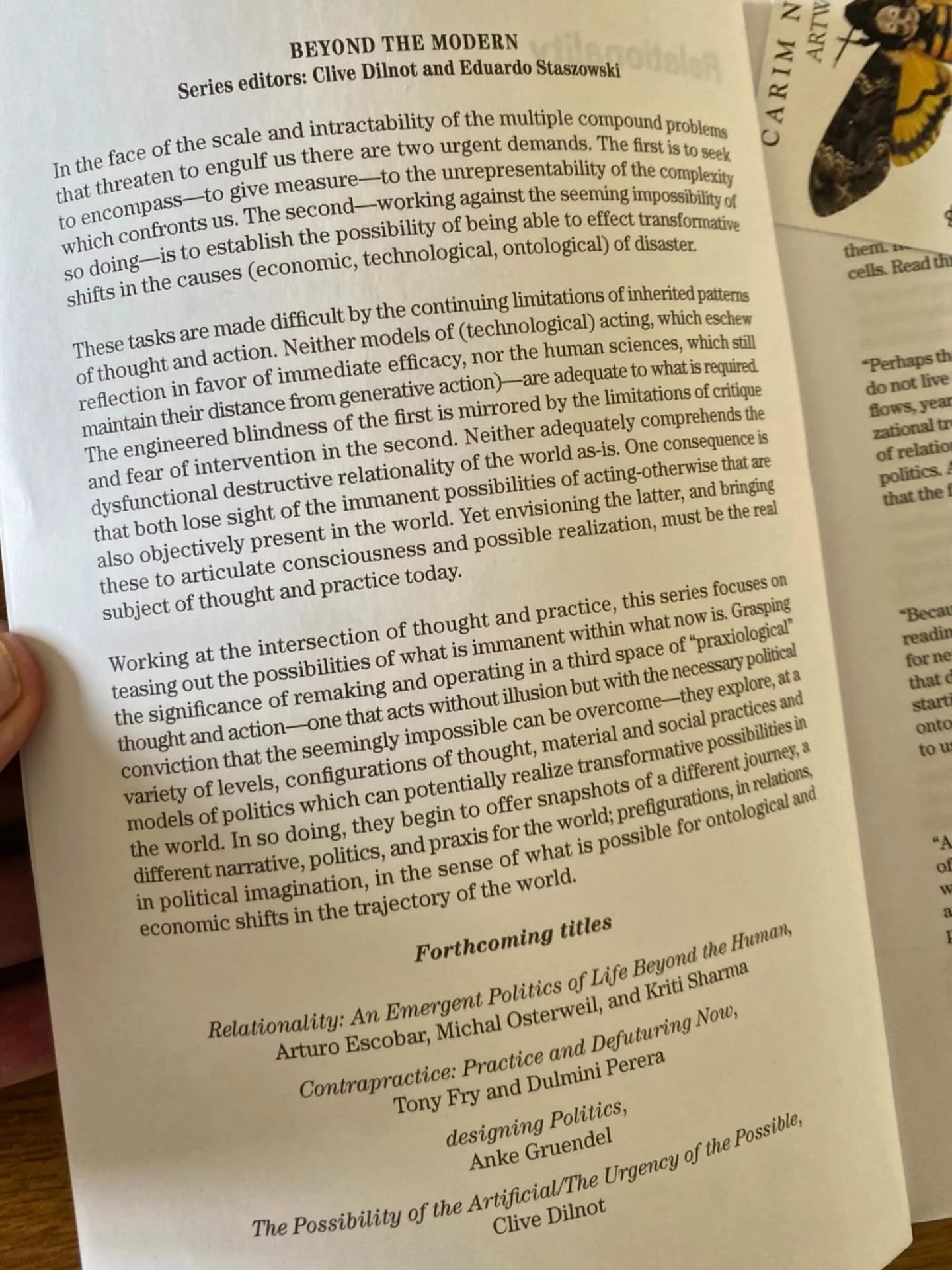 RELATIONALITY

An Emergent Politics Of Life Beyond The Human