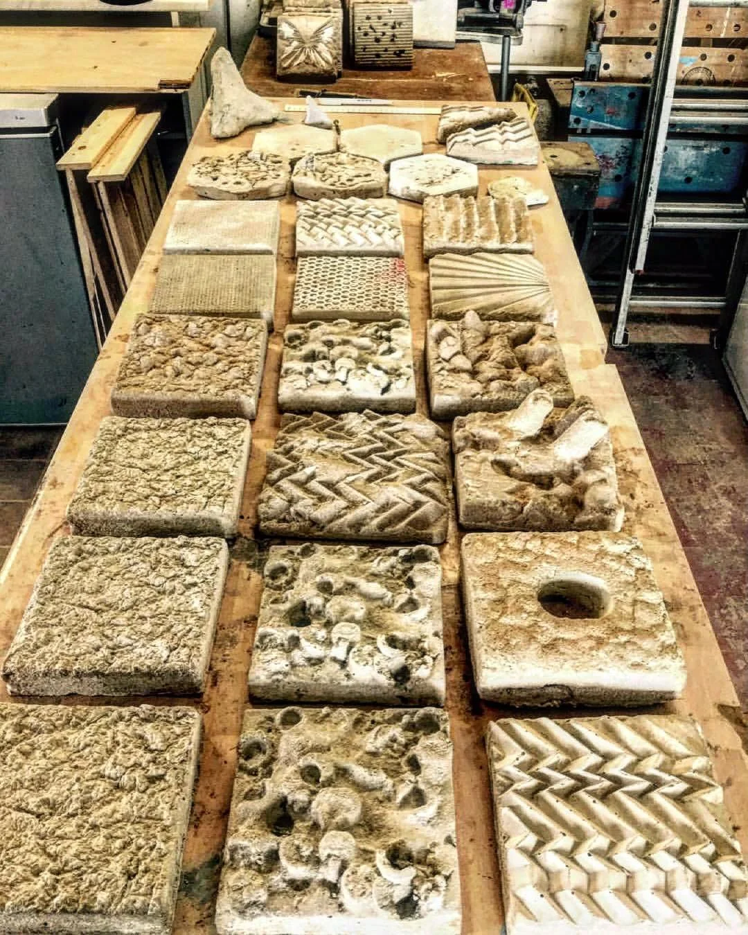 A selection of photos from exactly ten years ago.
They include bio-armour research with University of Glasgow, hands-on workshops with Sandown High School, Magnifying Posts commissioned by Fox Talbot Museum. and bioreceptive pollen sculptures. 

Peop