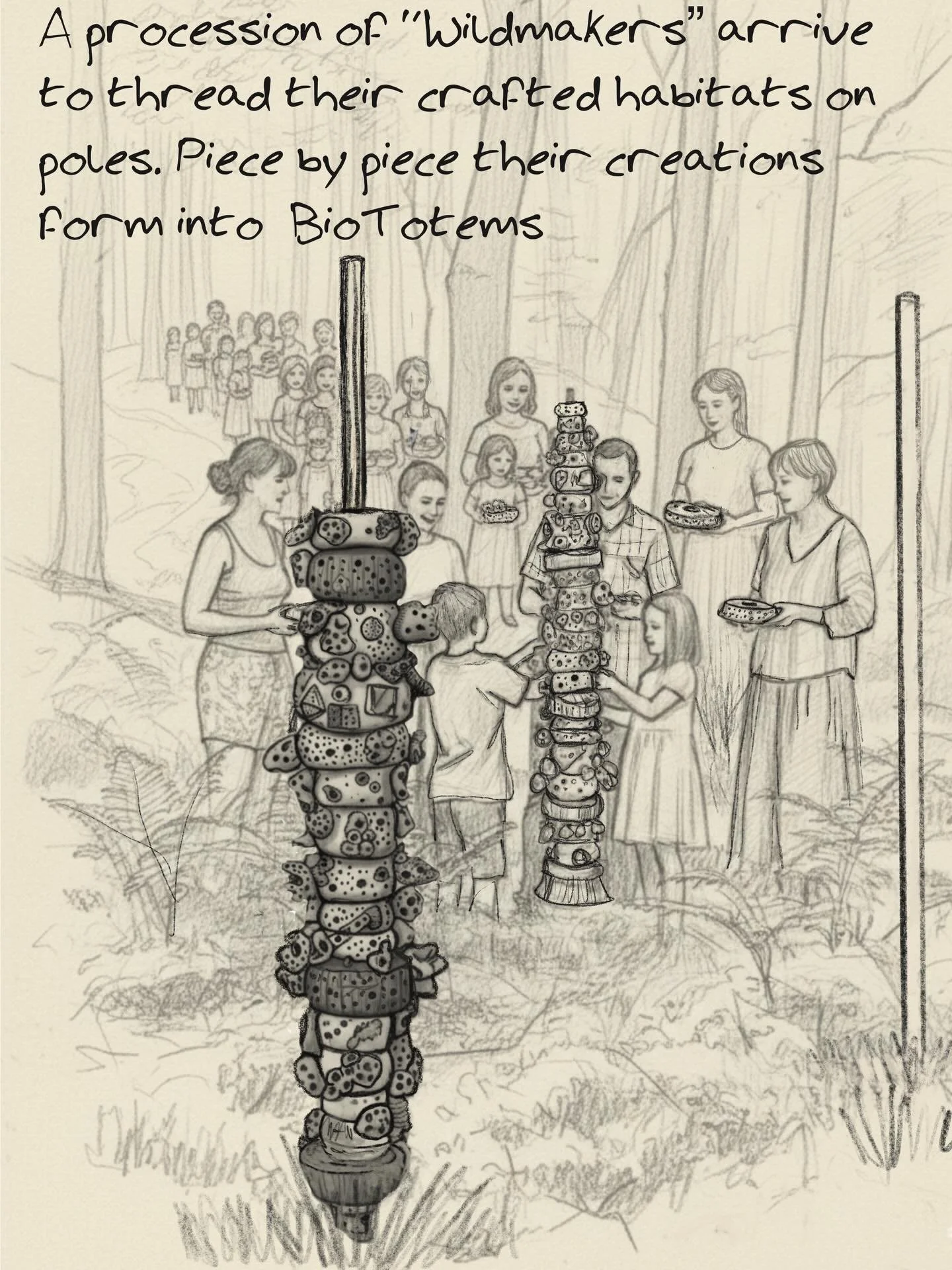 Sometimes ideas must wait patiently for their moment to manifest. This concept, a CoCreate BioTotem, was first sketched a almost a decade ago,&hellip;..since then, she has mostly been quietly sleeping between the pages of a &ldquo;Things to do&rdquo;