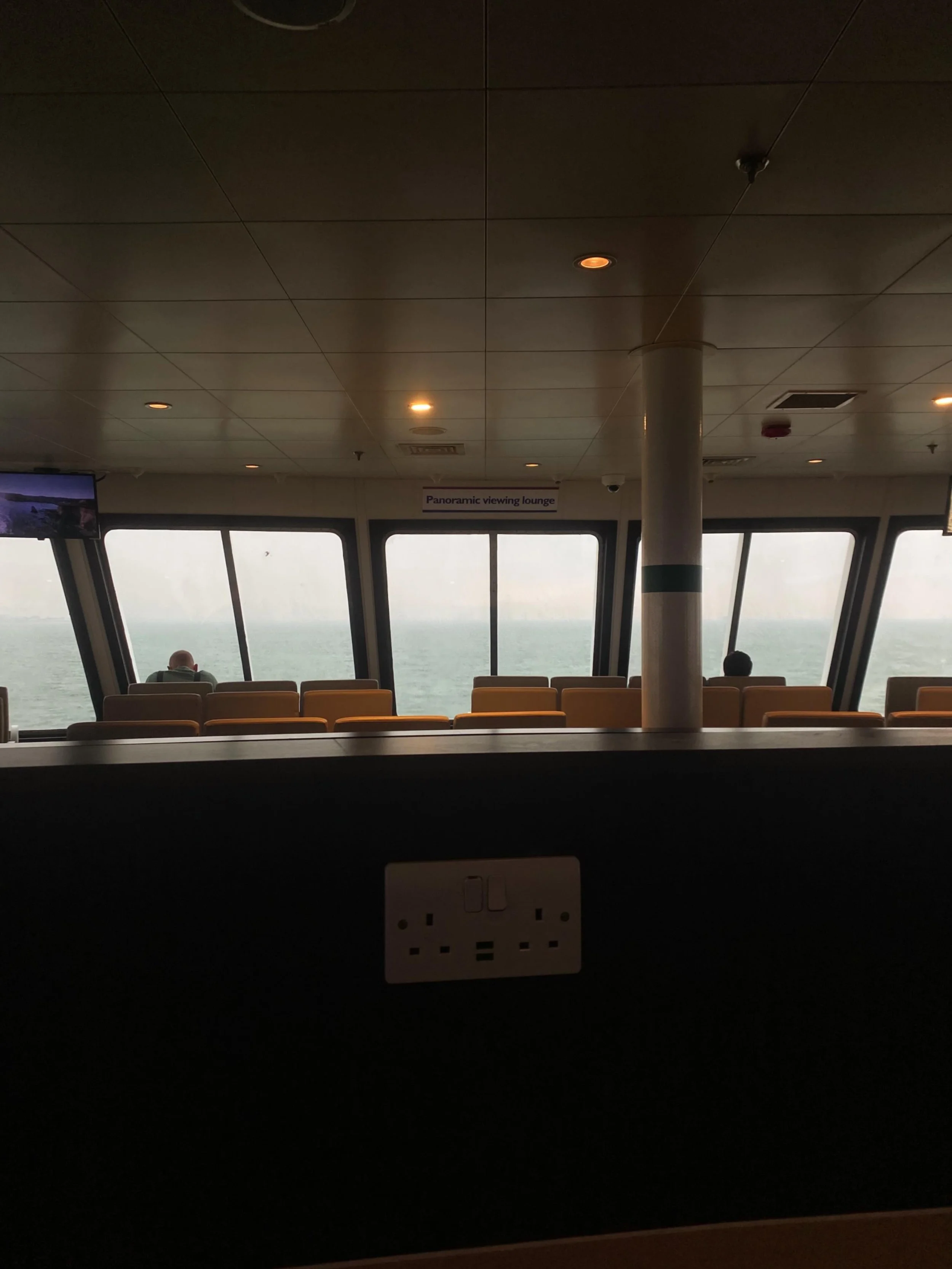 Crossing the Solent in the rain.
#guildhallsquared