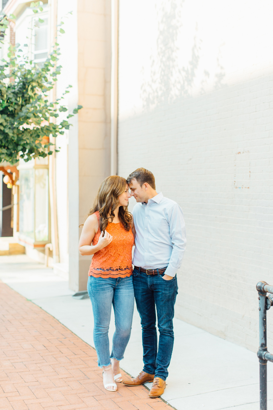 Downtown West Chester Engagement Session