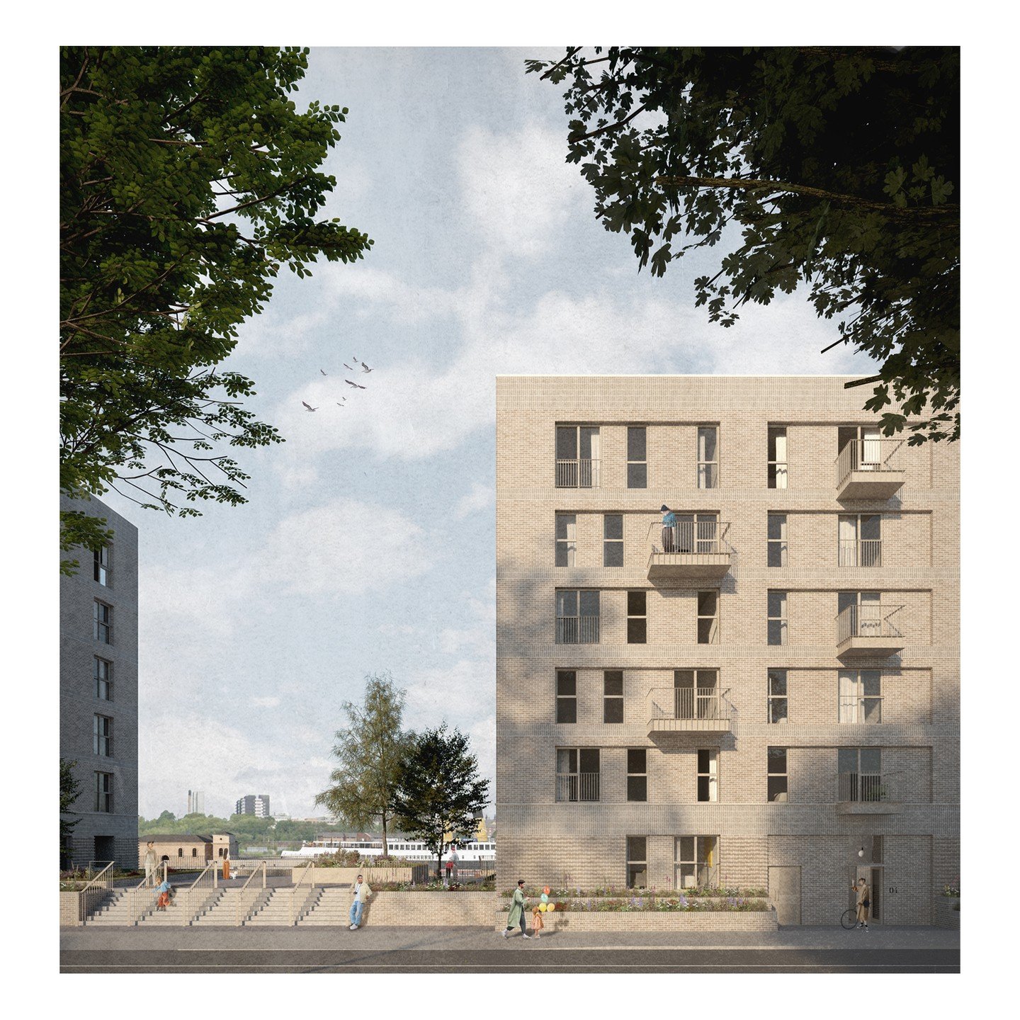 New Homes at the Govan Graving Docks &ndash; Materiality and Details

The elevation strategy for residential proposals at the Govan Graving Docks picks up on key features of the surrounding tenemental context including undulating fa&ccedil;ades, corn