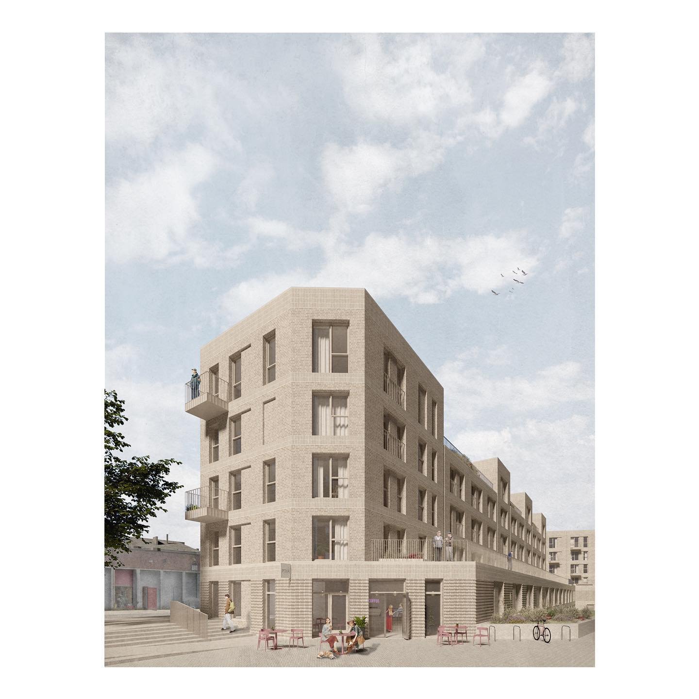 New Homes at the Govan Graving Docks - Materiality and Details 

The Clydebrae Street buildings draw on both the surrounding tenemental context and historic industrial context.

Key points:

&bull; Horizontal datums take reference from dock geometrie