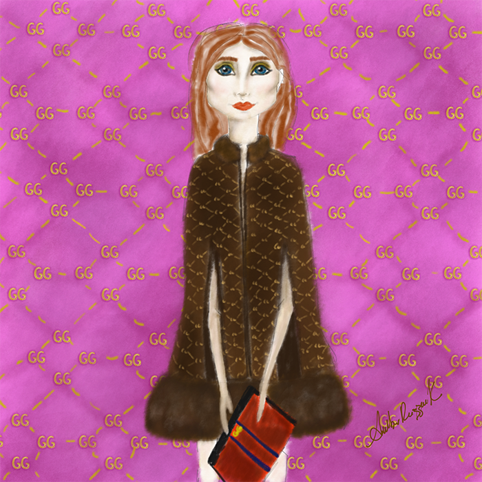 Featuring the fur cape coat!