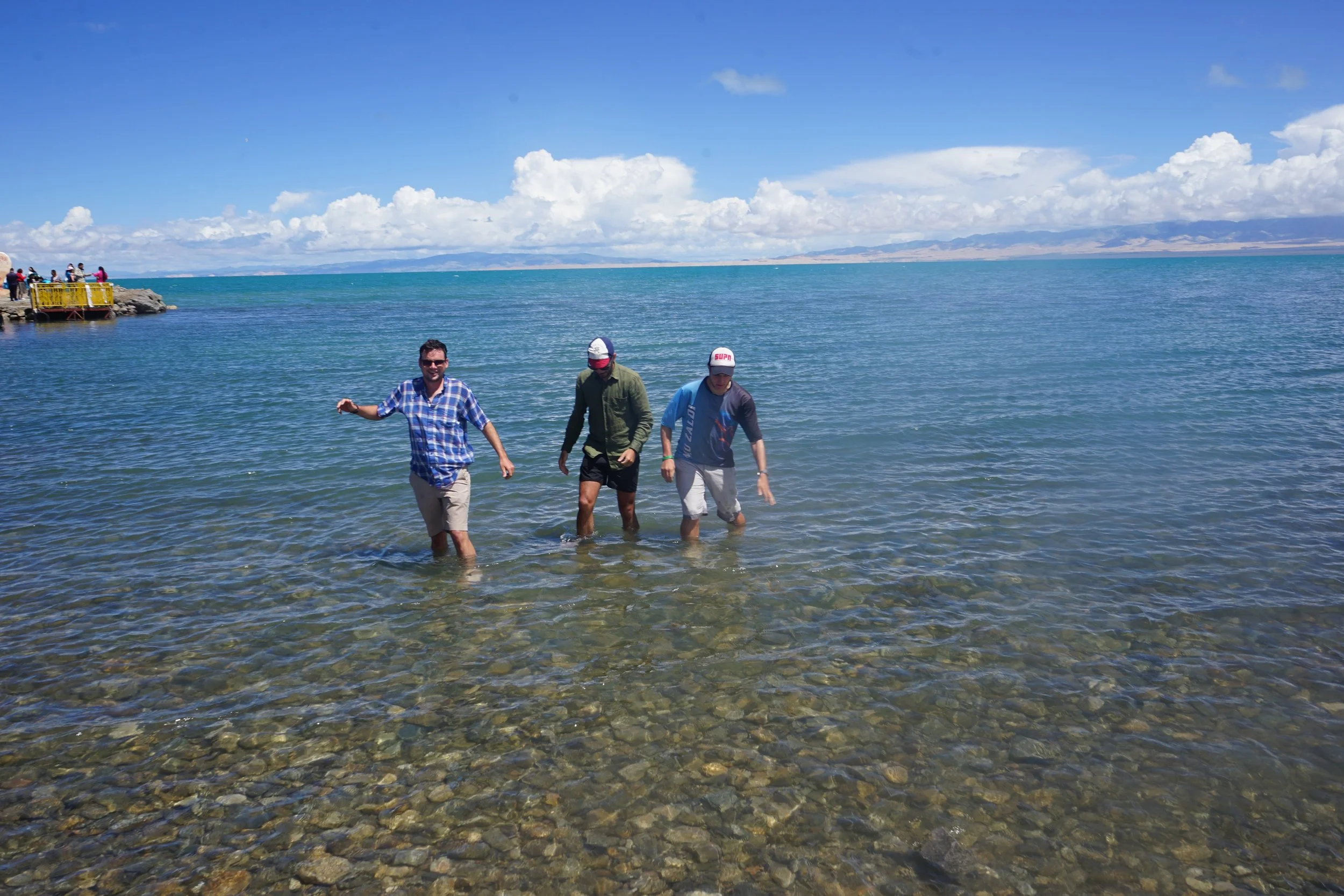 Qinghai Lake, China's largest, and it's salt water