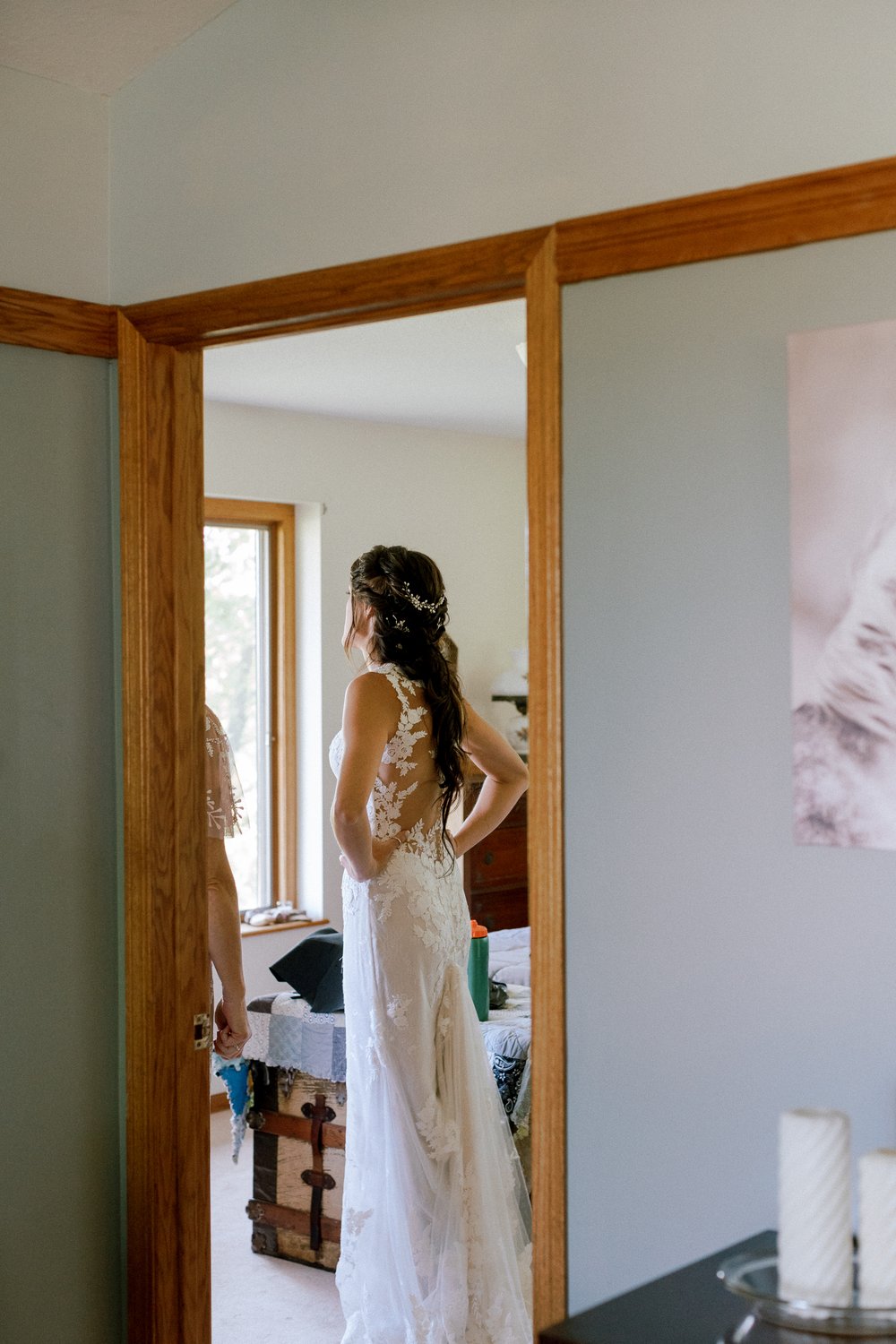 bride getting ready