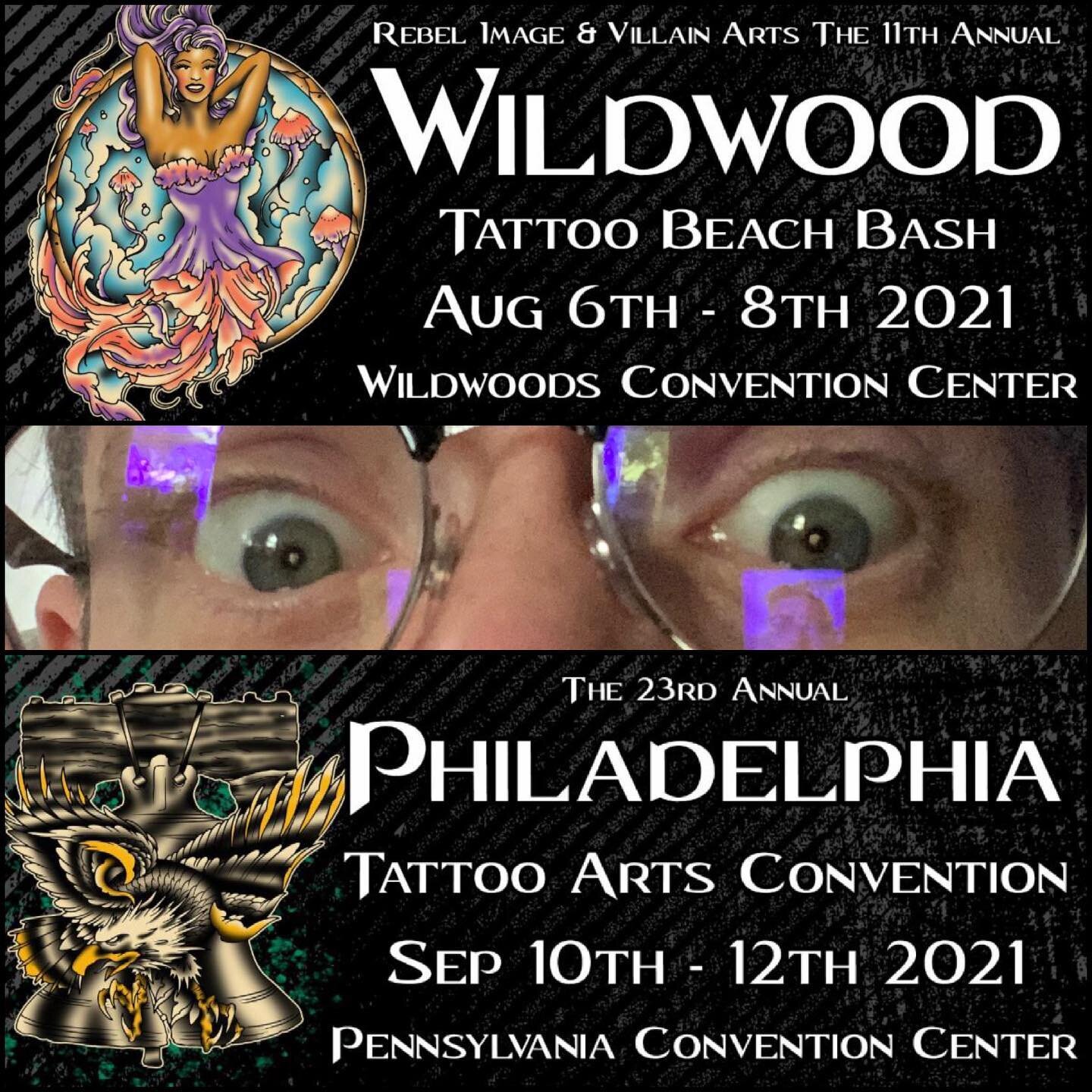 Back at it again! Email doctattoos@hotmail.com  to book for either of these. 😎✌🏻
-
-
-
-
-
-
#villainarts #villainartstattooconvention #wildwood #philadelphia #gobirds #goseagulls #tattooconvention #doctattoos #777tattoostuckerton #ontheroadagain