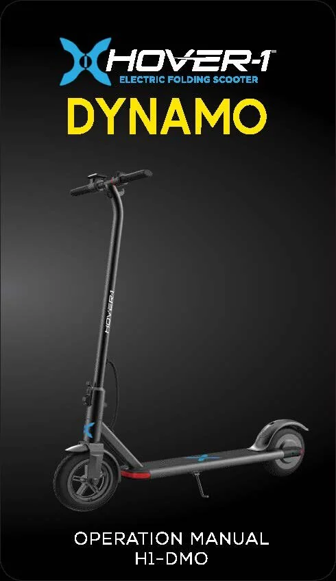 Folding Scooter Hover Pioneer Manual Hover-1™ Journey E-Scooter