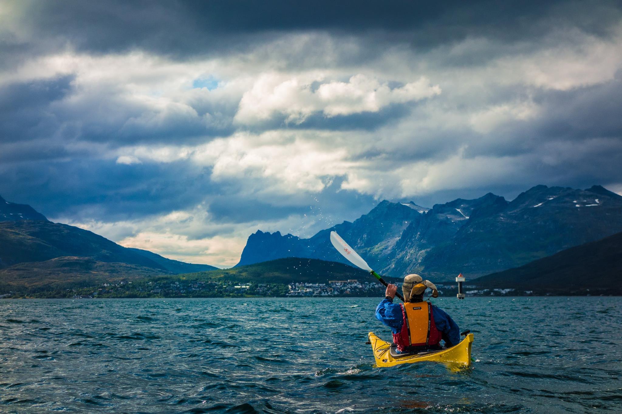 Paddling out from the Trulle Boathouse Photo by Rowan Romeyn