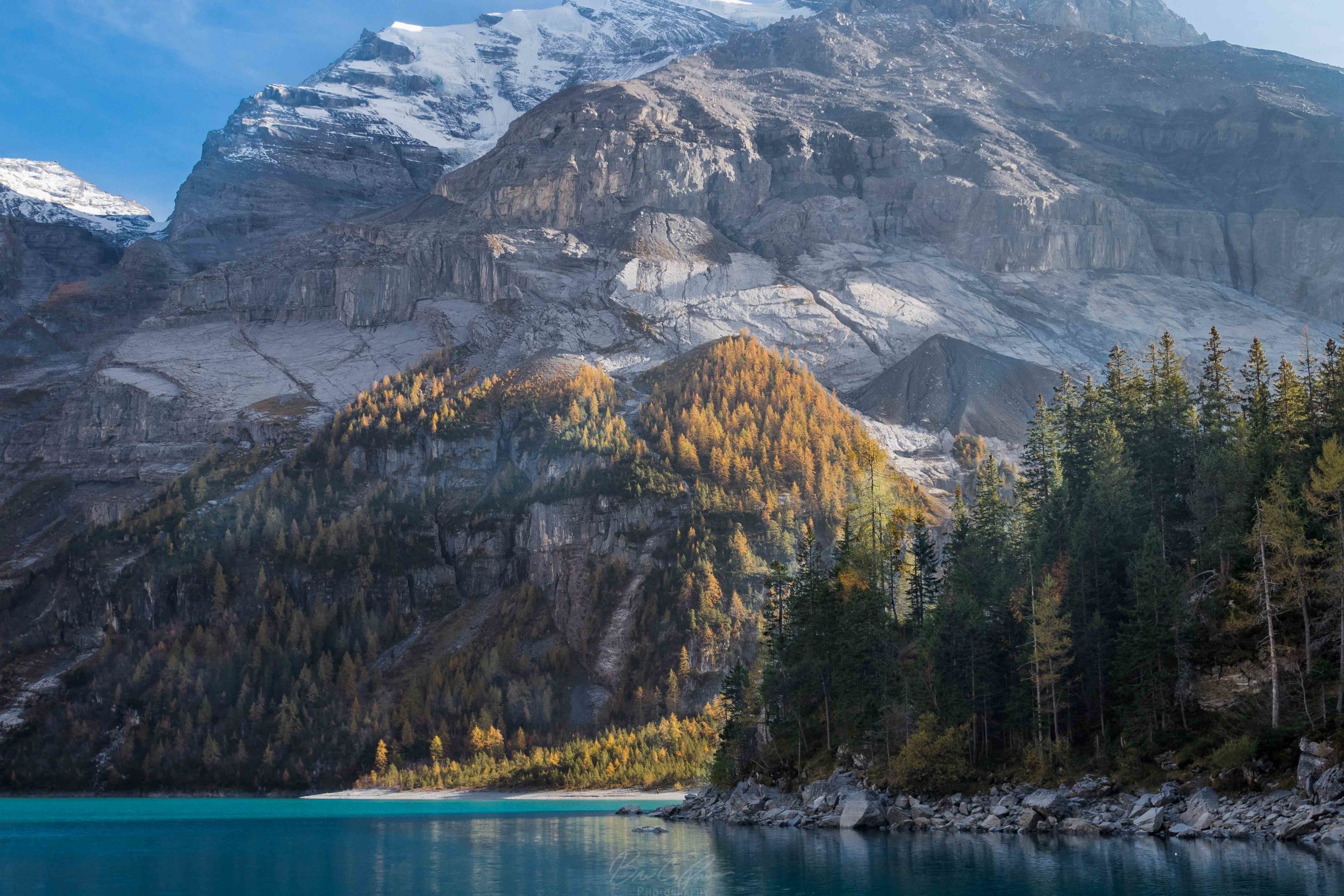 Oeschinen Lake from the water's edge