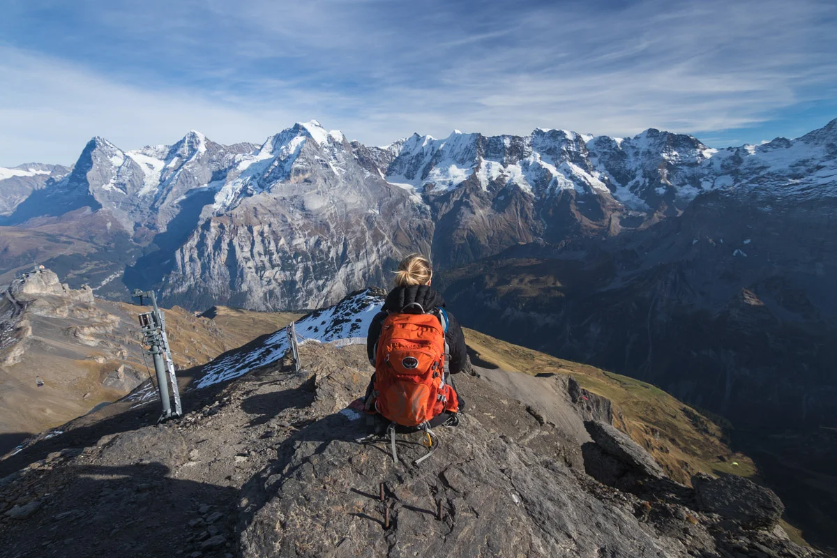 View from the top of the Schilthorn.