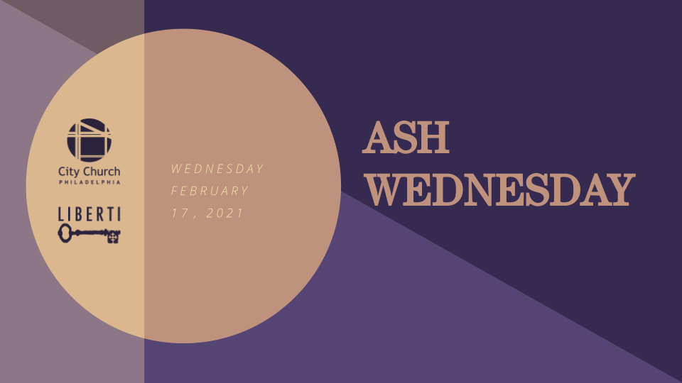 Ash Wednesday Worship Service