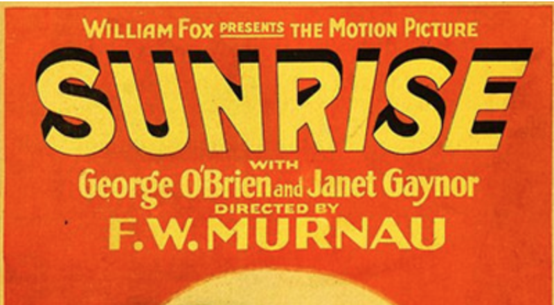 Monthly Movie Watch: "Sunrise"