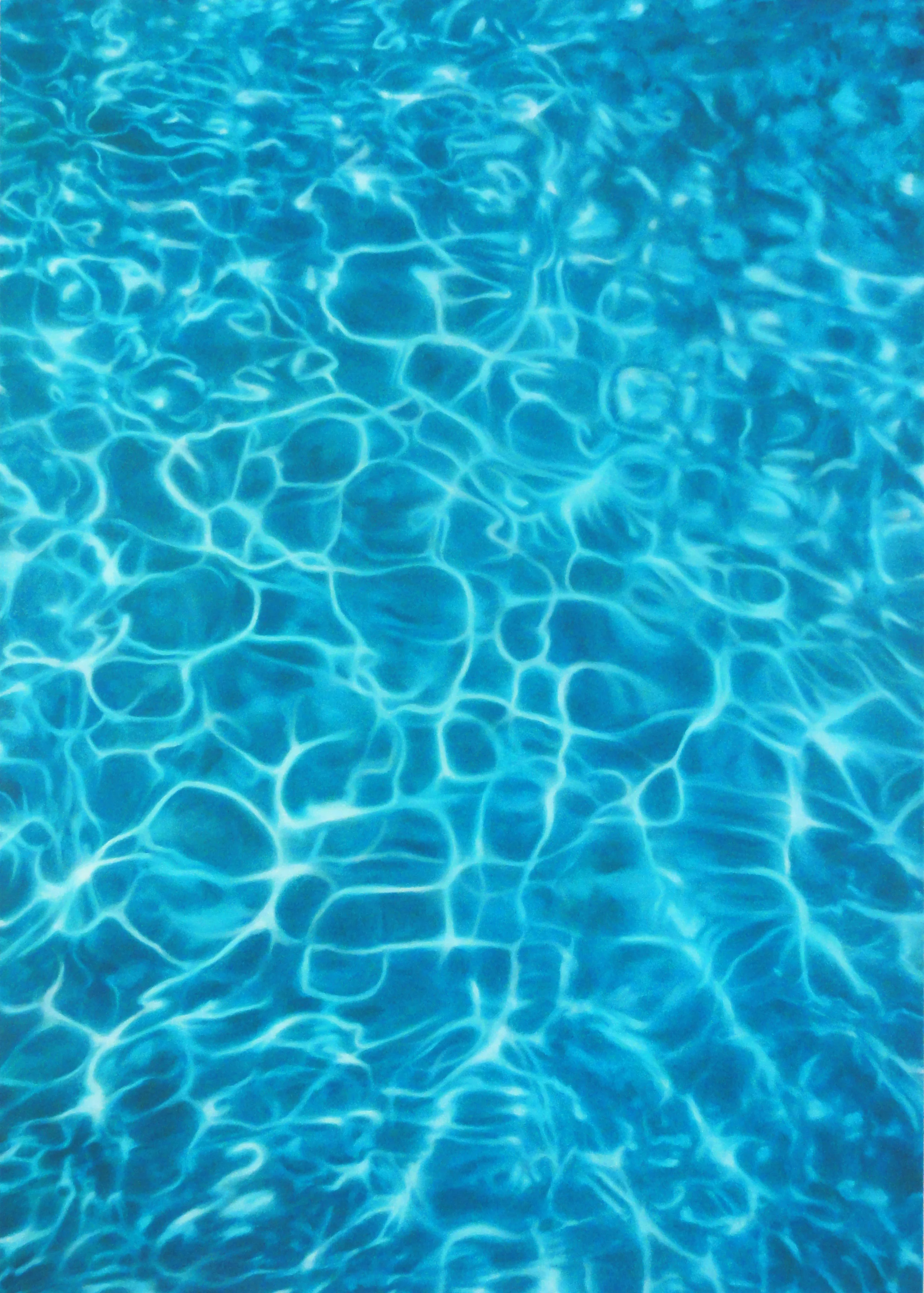 Swimming Pool, Oil on Canvas, 48"x34"