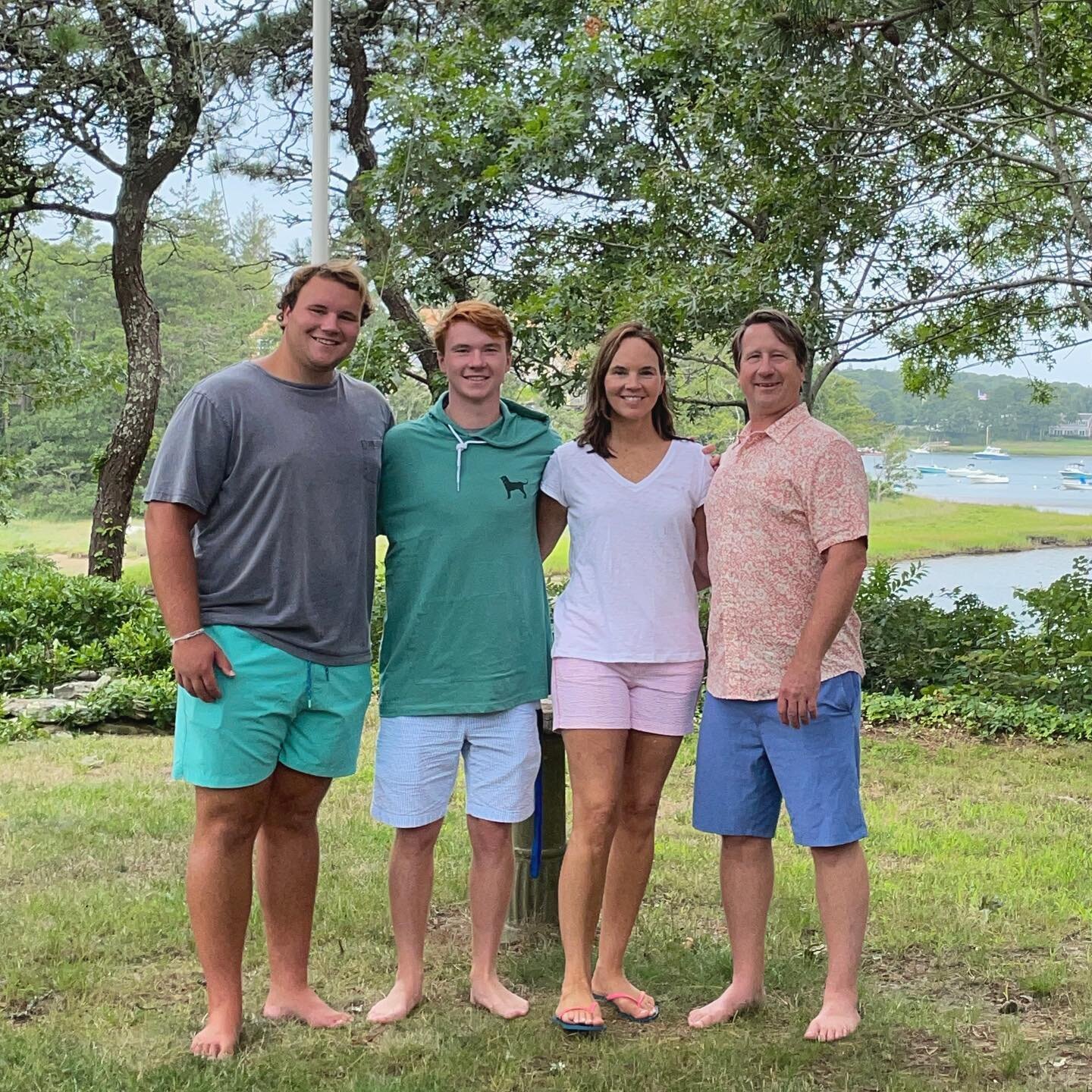 My crew. 

We had such a great time this week hanging out together in Chatham. 
We ate as many fried clams as we could, bushels of steamers, lobsters steamed with butter and cold lobster salad in toasted buns, fresh-caught fish, clam chowder, and mor