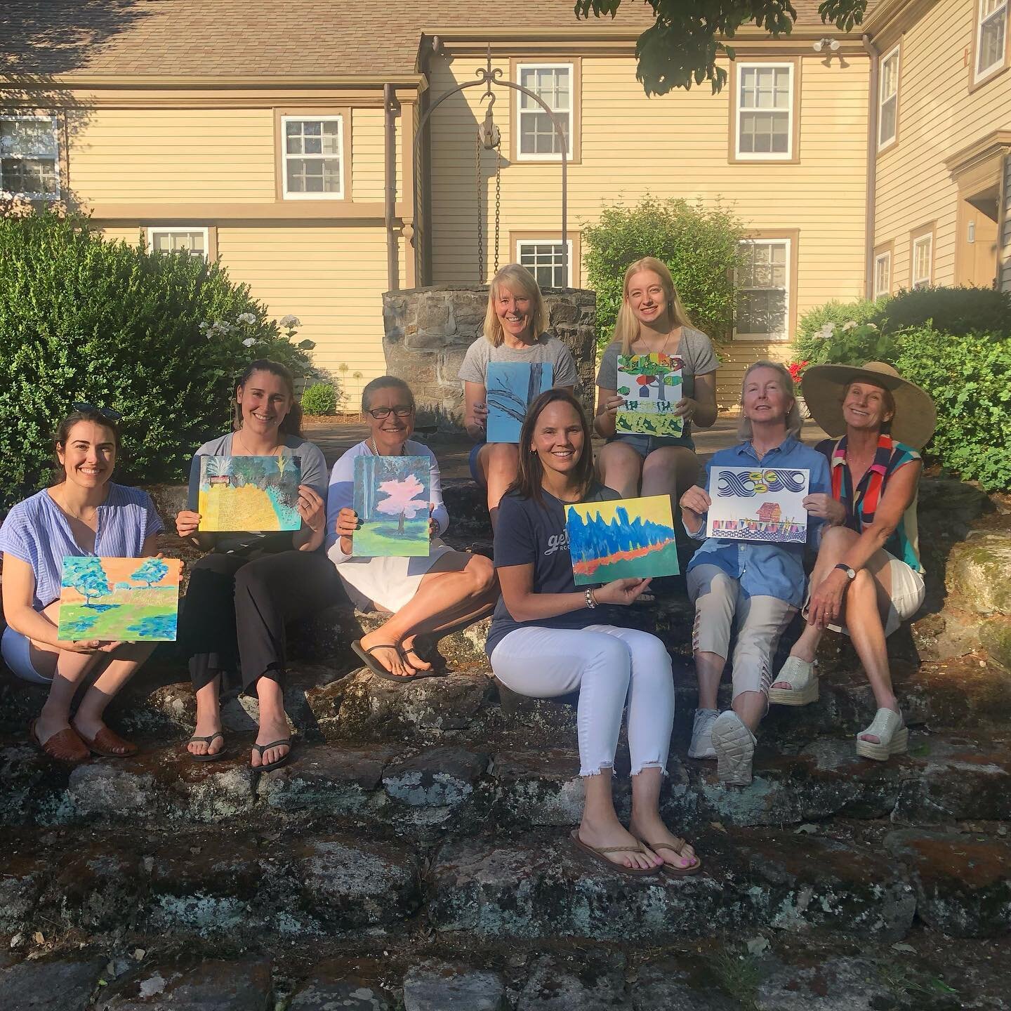 Yesterday we painted en plein air, meaning in the open air. Painting outdoors with the subject in full view. It&rsquo;s fun and creative. One thing that Lisa, the artist/teacher said and sticks out for me is to make sure you don&rsquo;t have objects 