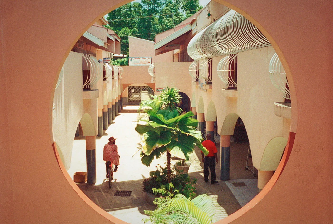 Razor Wire Portal. Negril, Jamaica