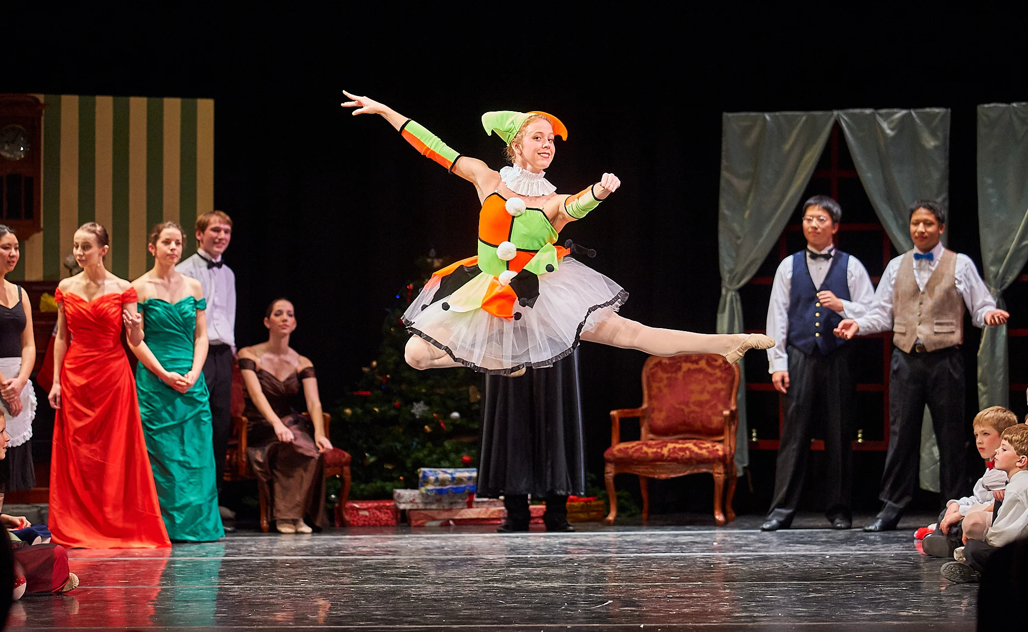 The Colgate University Ballet Company production of The Nutcracker, performed at the Brehmer Theater on the Colgate University campus.