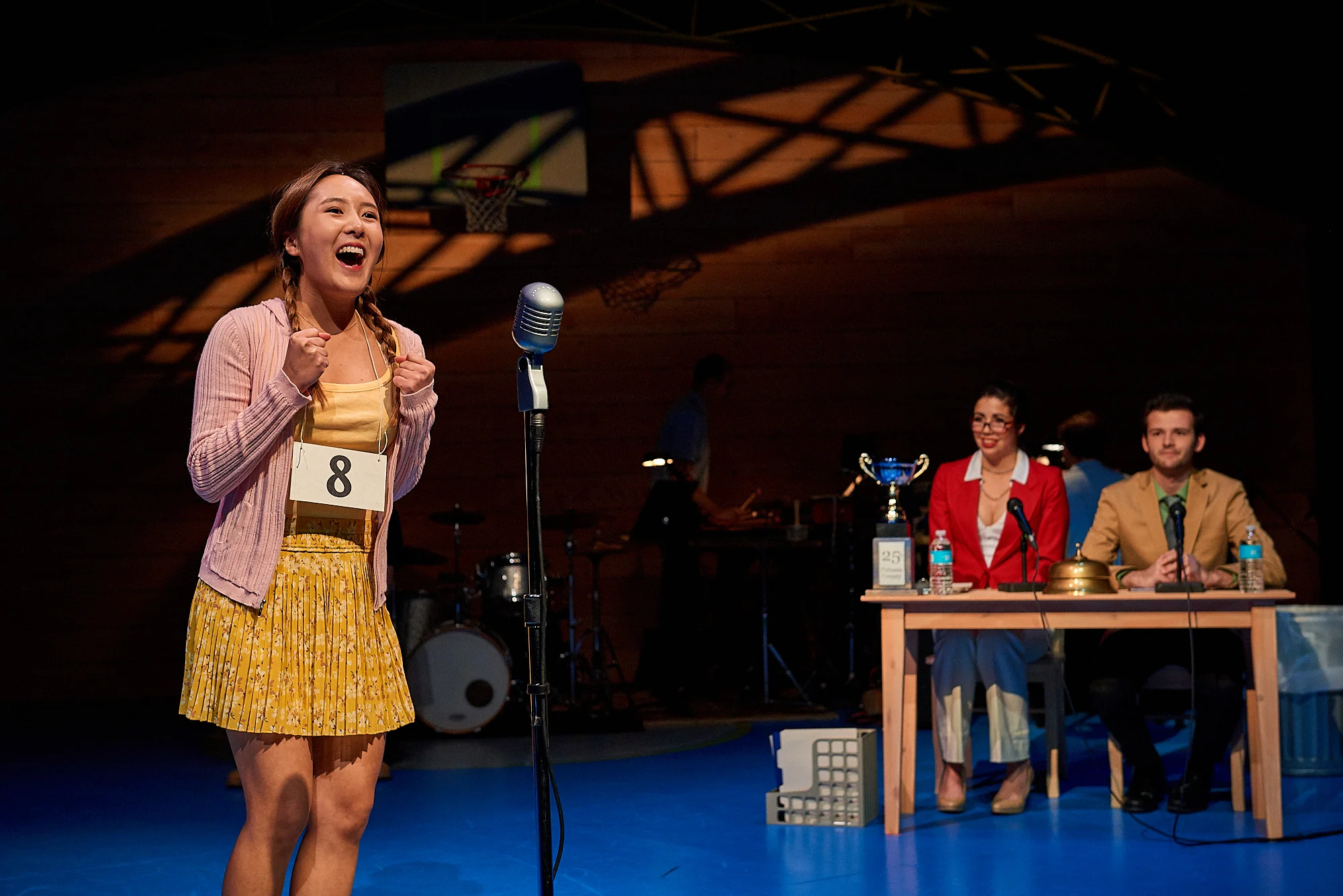 Colgate University's Autumn Musical Production: The 25th Annual Putnam County Spelling Bee at the Brehmer Theater. The play features a score by William Finn and is based on a book by Rachel Sheinkin. Directed by Simona Giurgea, with Musical Direction by Frederick Willard.
