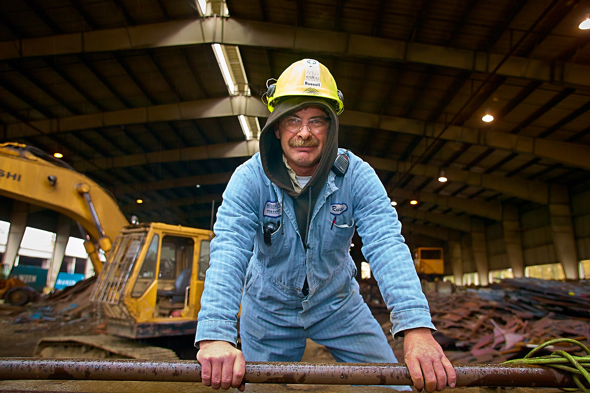 Russell, Worker at Metro Metals Northwest, Portland, Oregon