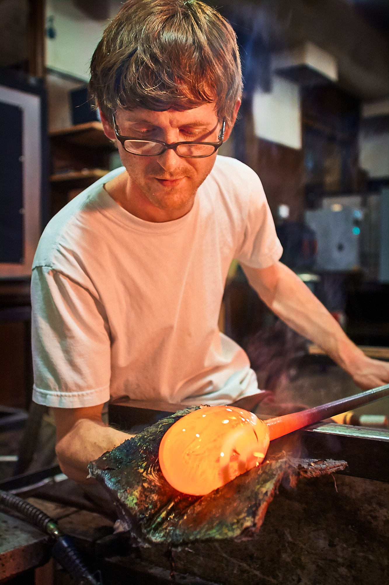 Glassblower, Vancouver, Washington