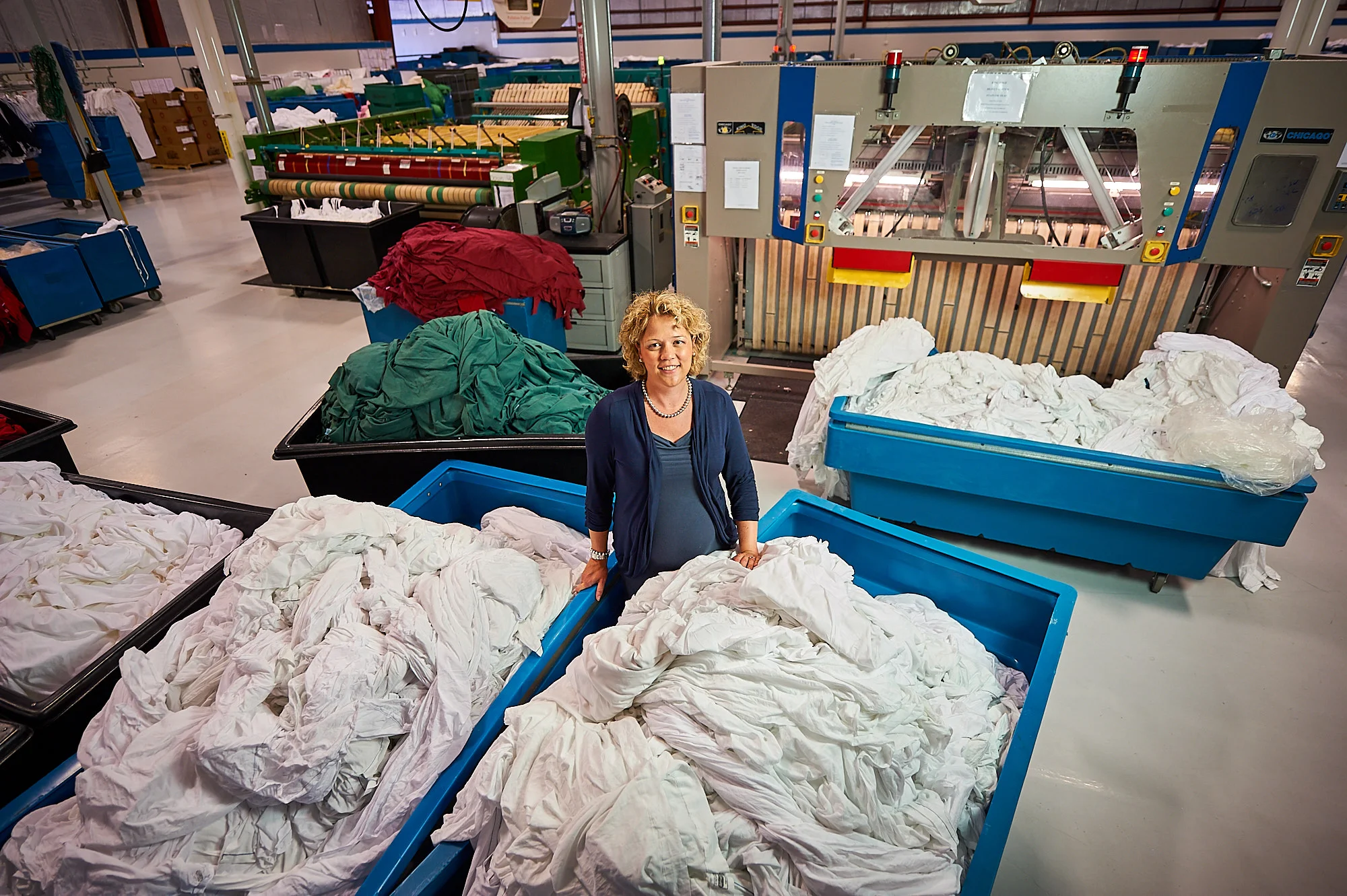 Johanna Ames Coats, President Ames Linen Service, Cortland New York