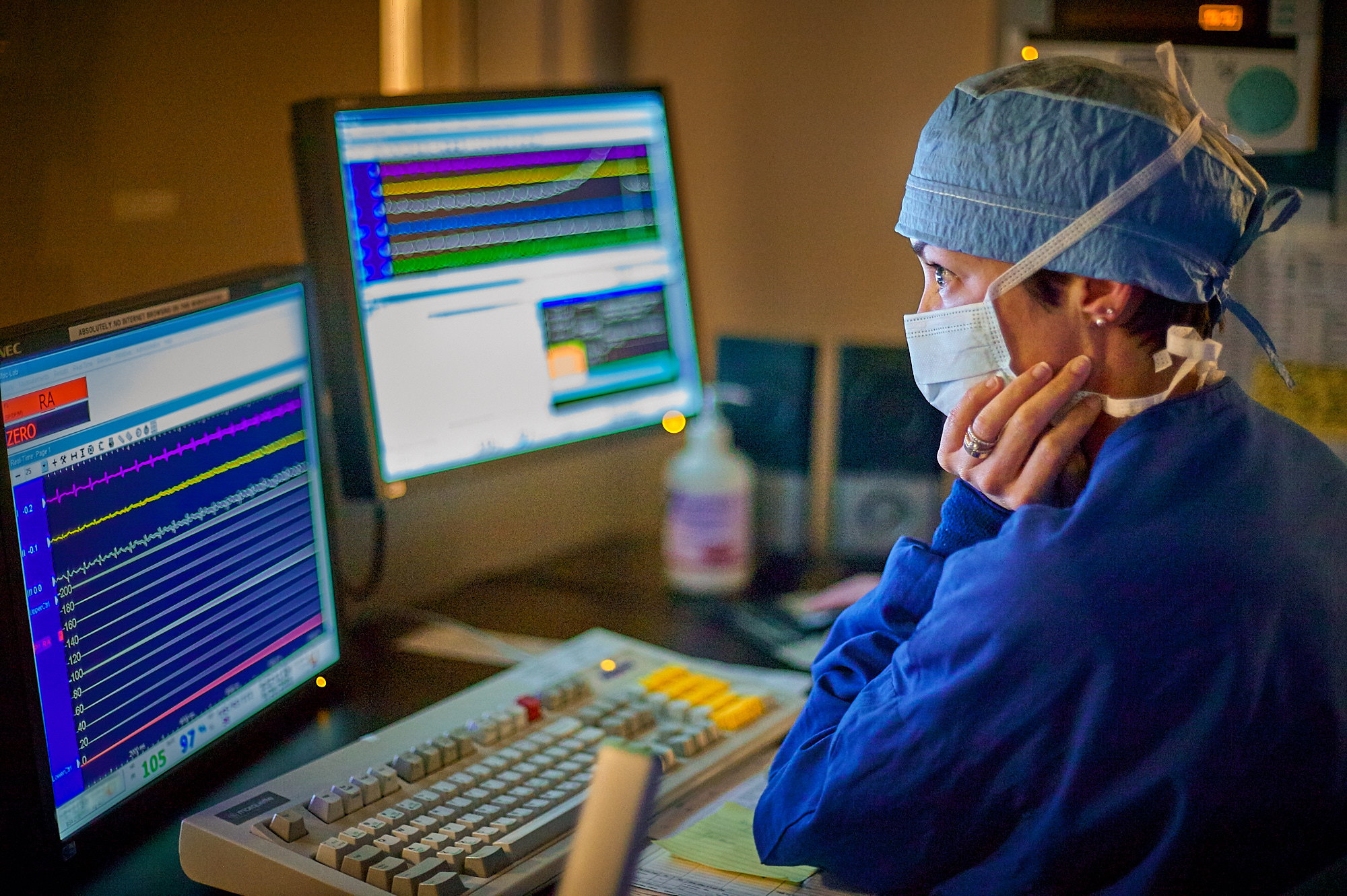 Operating Room Technician During Surgery, Portland, Oregon