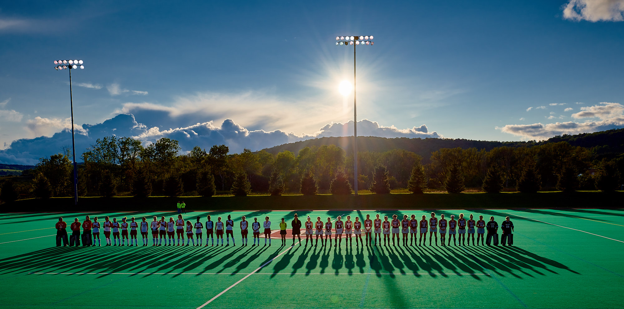 Colgate University Field Hockey Game, Hamilton, New York 