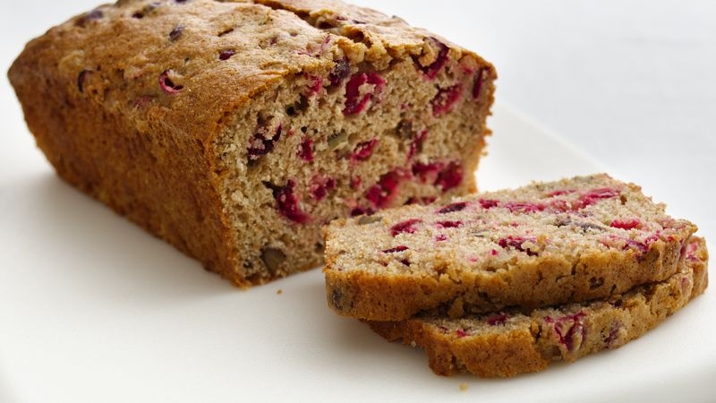 Sweet Cranberry-Walnut Bread