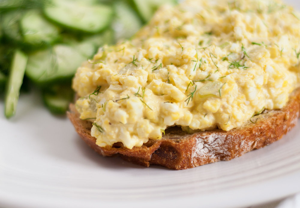 Low-Fat Egg Salad Toast