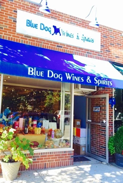 Blue Dog is located at 215 Wolfs Ln. in the beautiful town of Pelham, NY.