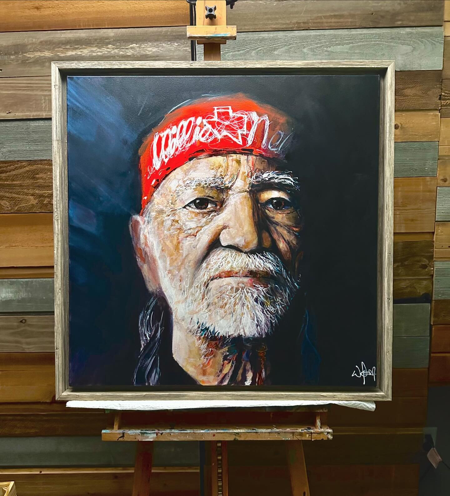 &ldquo;Texas Royalty&rdquo; will be available at @marburgerfarm next week! 

30x30 framed. 🐎

#roundtoptexas 
#marburger 
#texas
#willie 
#willienelson 
#cowboy 
#westernart
#westernartandarchitecture 
#texasart 
#texasartist 
#texasartcollector