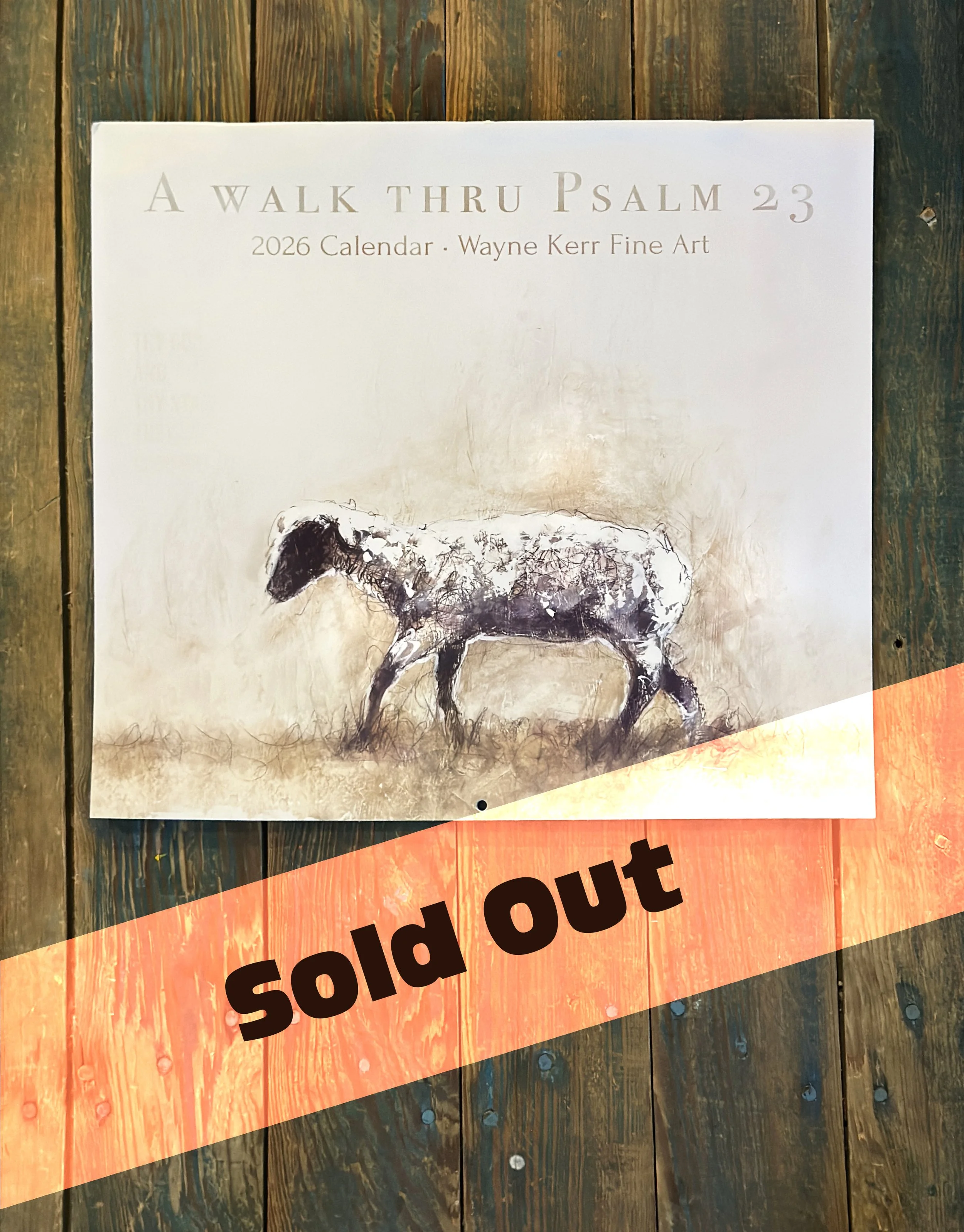 2026 Calendar - SOLD OUT