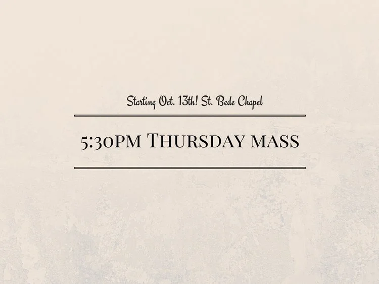 Thursday Mass