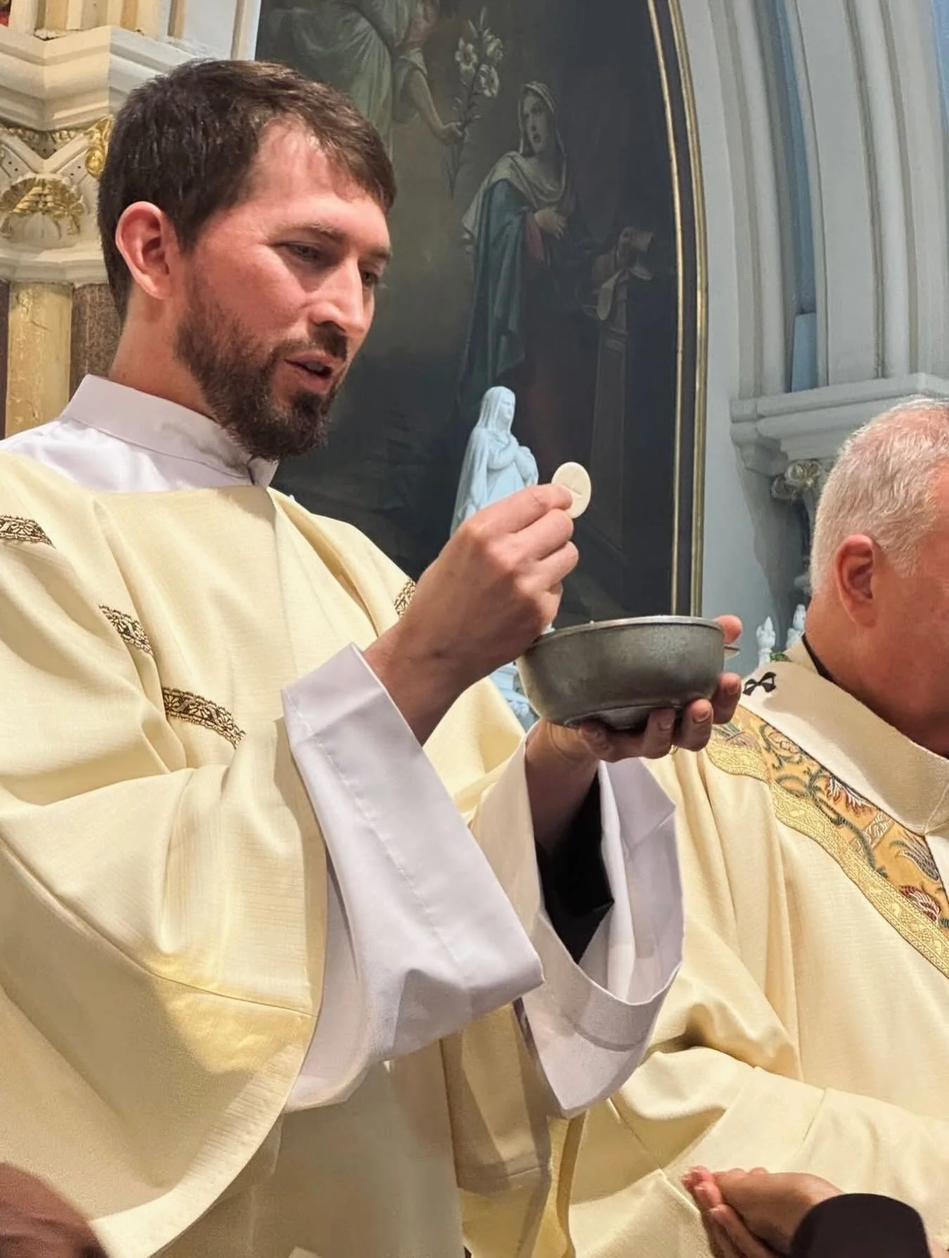 We are so proud of our brand new Deacon Michael Gokie! His ordination was grace-filled and beautiful, and we are so grateful to Archbishop Perez for presiding over this incredible moment. Please continue to pray for Deacon Michael as he prepares to b
