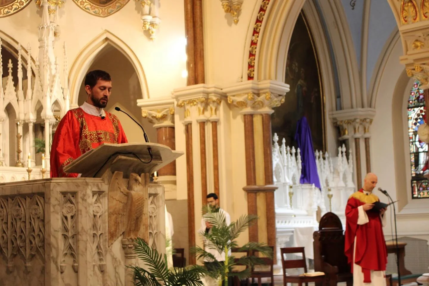 &ldquo;Hosanna to the Son of David!&rdquo; 🌿 &bull; With Palm Sunday, we have entered into the holiest week of the year. Let us accompany Jesus on the road to Calvary, trusting in the hope of the Resurrection. Join us for our Holy Week liturgies com