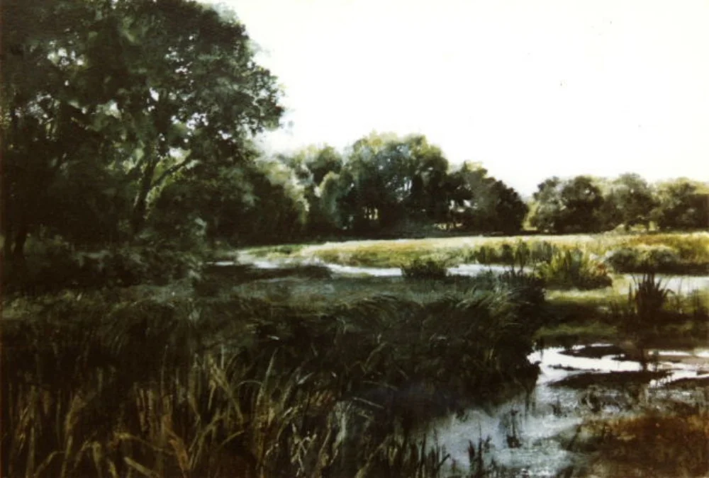 Marsh, watercolour