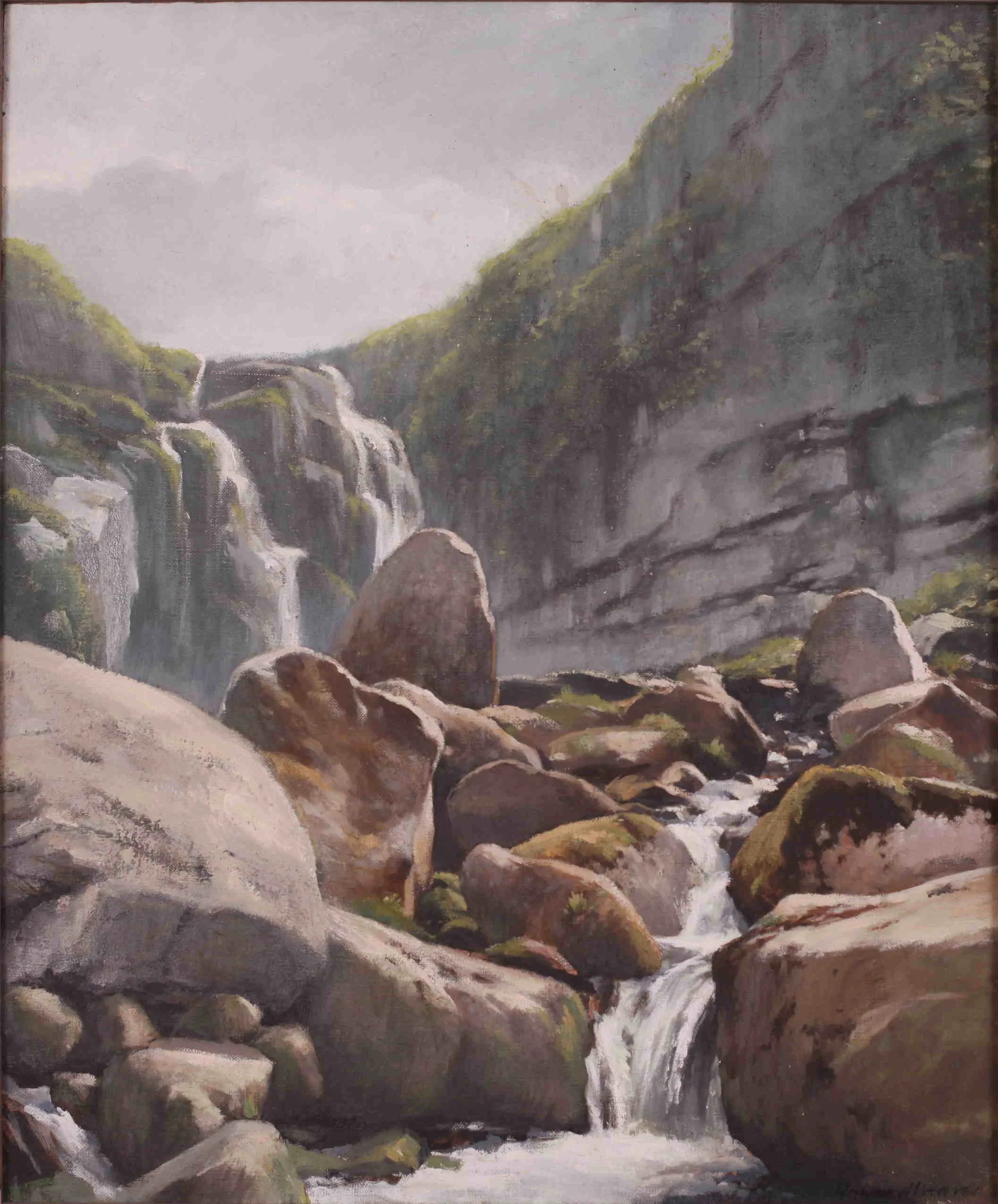 Above Bolton Abbey, Wharfedale . (oil)