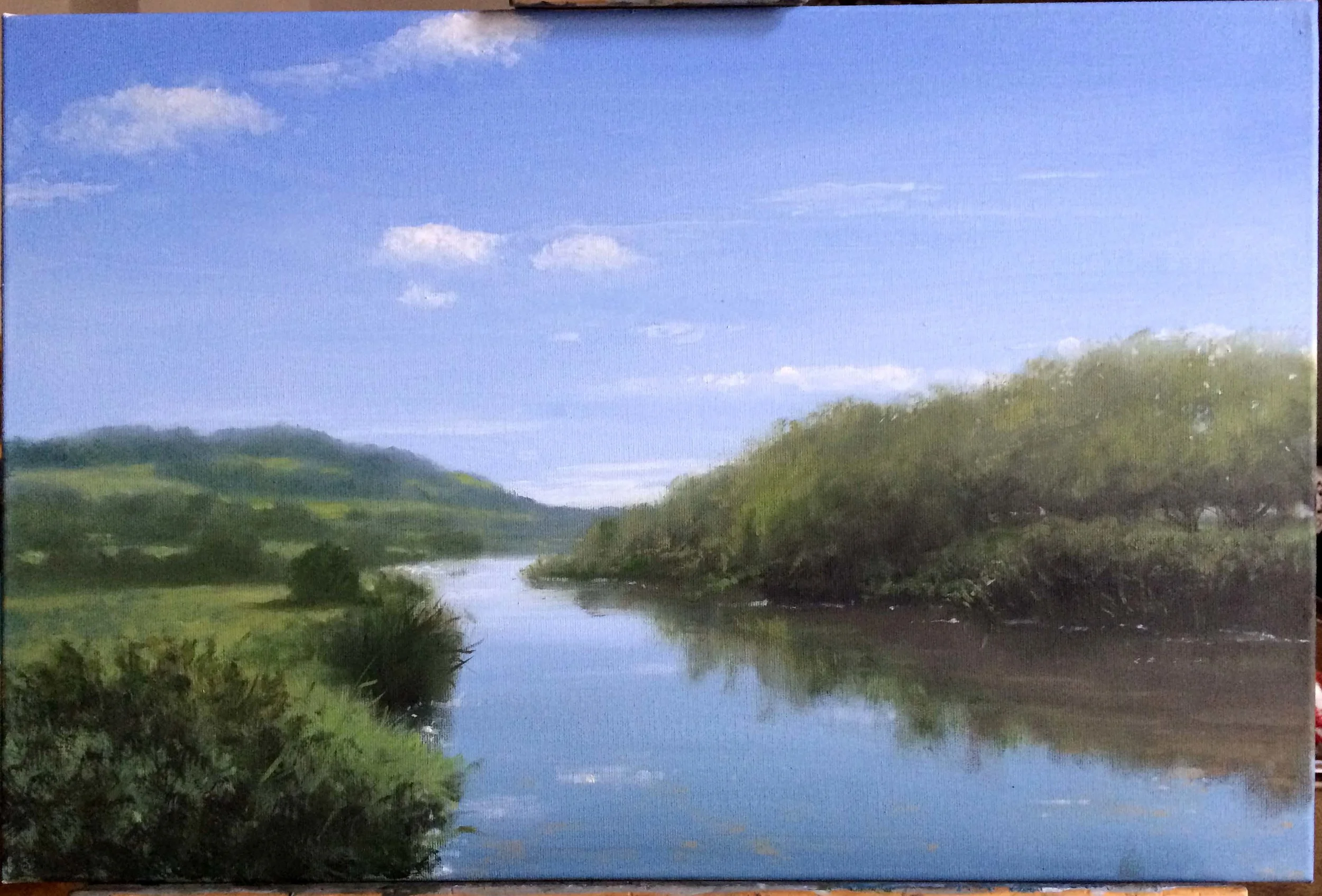 River Axe estuary (oil)